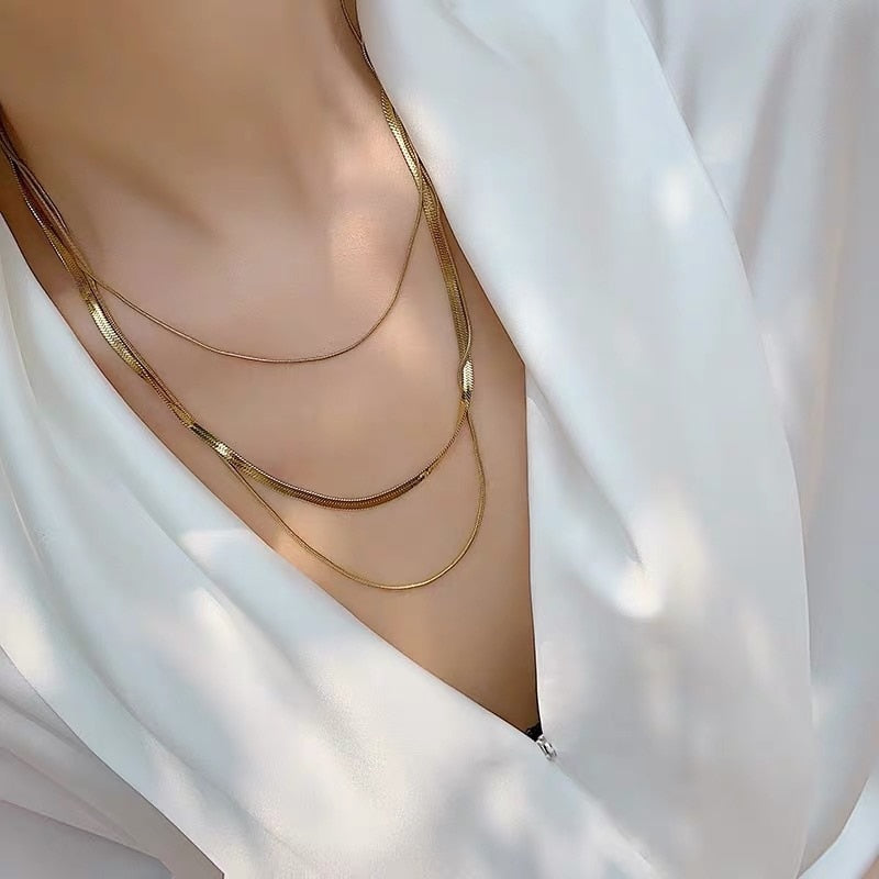 Golden Flow Necklace