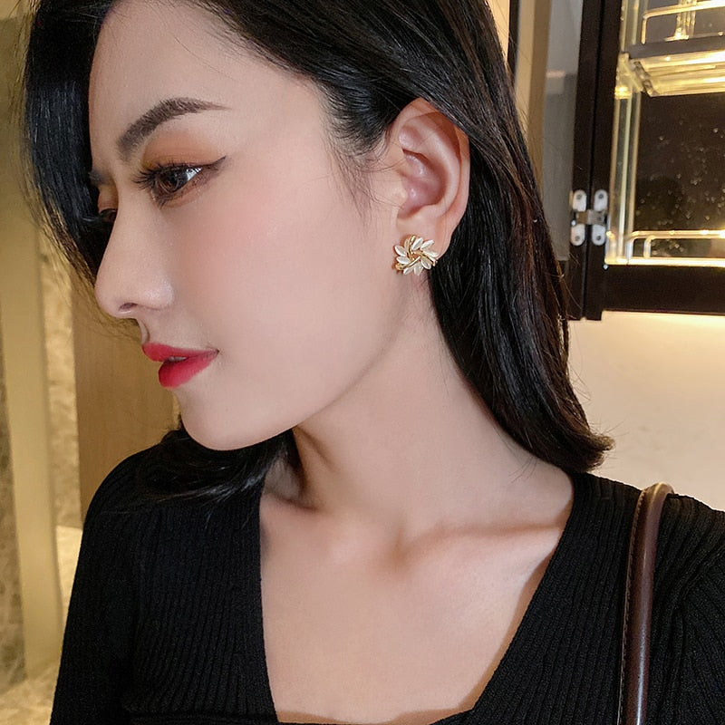 Sophie Opal Petal Earrings