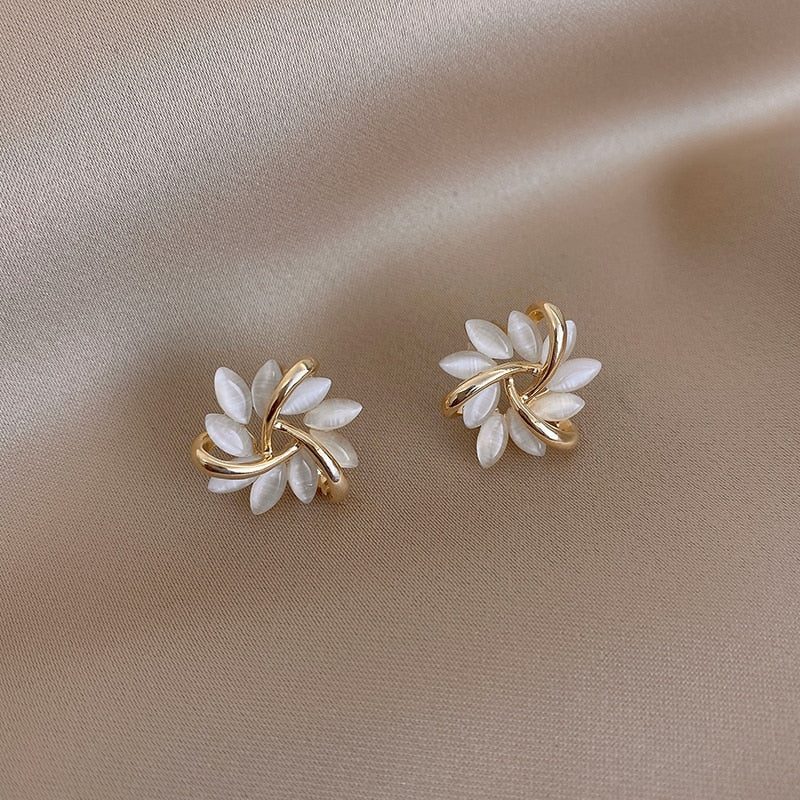 Sophie Opal Petal Earrings