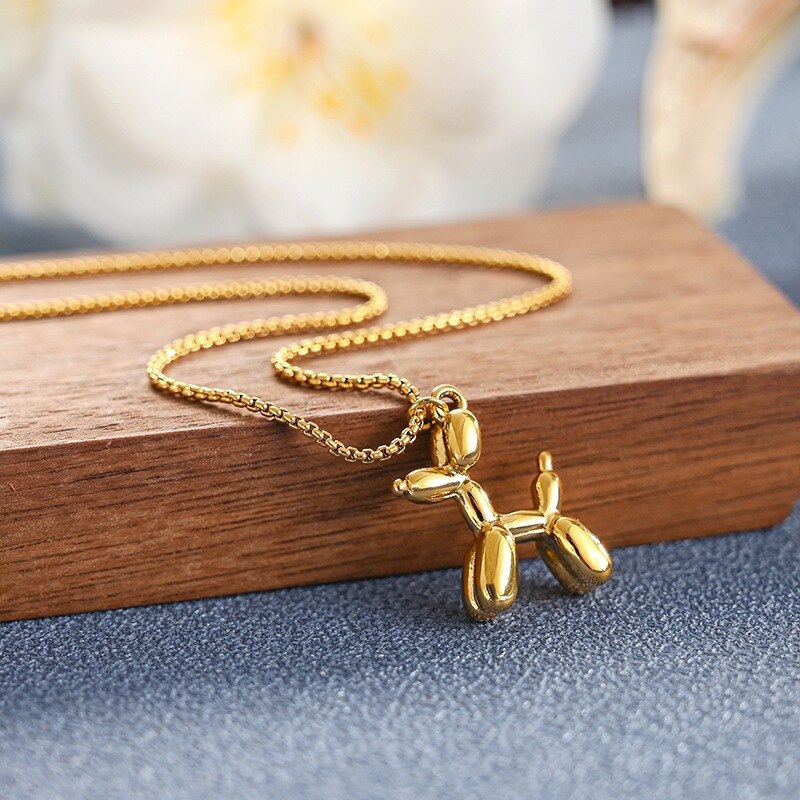 Balloon Pup Necklace