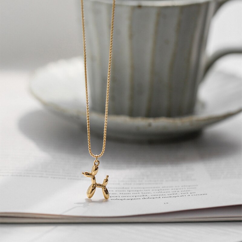 Balloon Pup Necklace