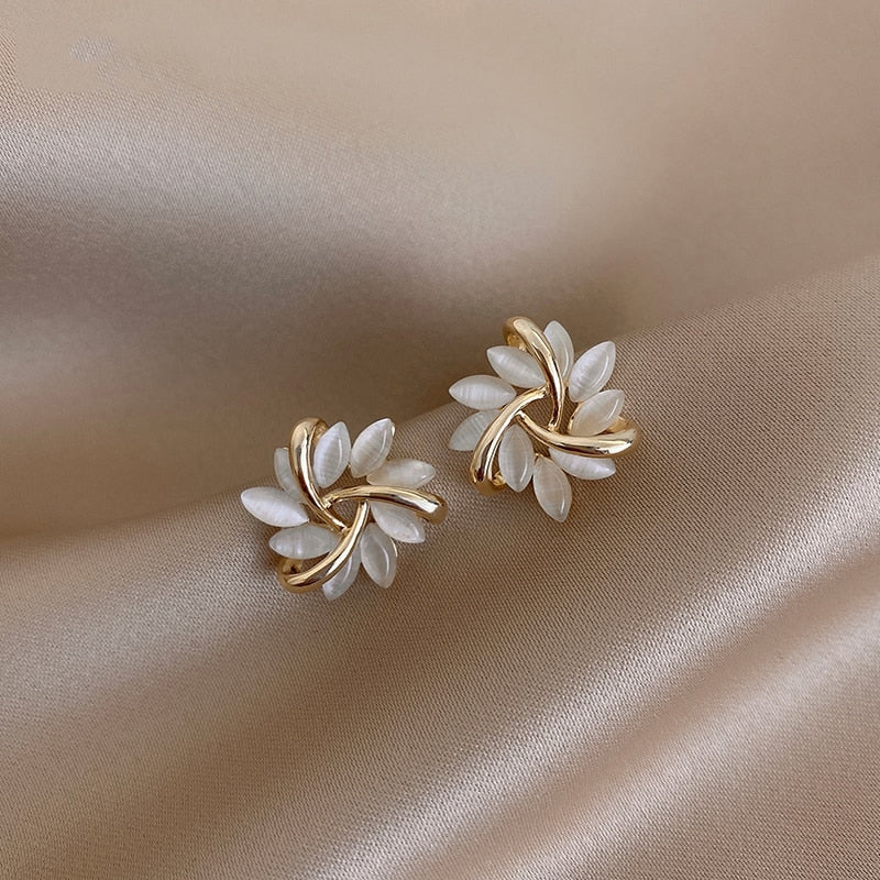 Sophie Opal Petal Earrings