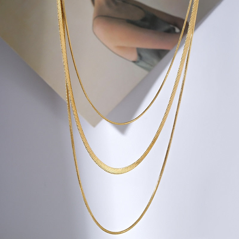 Golden Flow Necklace