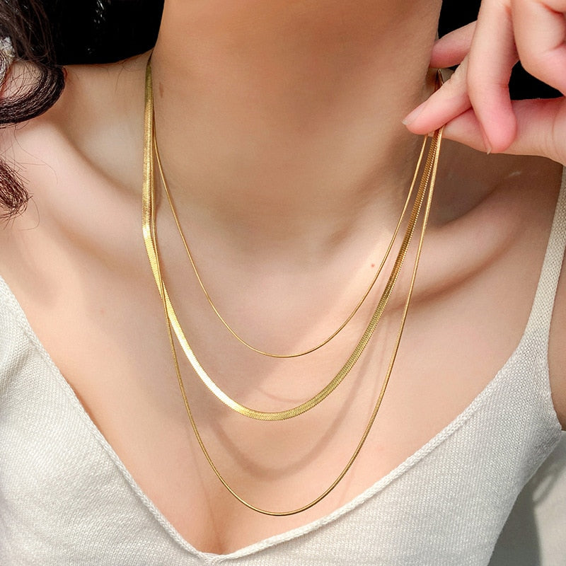 Golden Flow Necklace