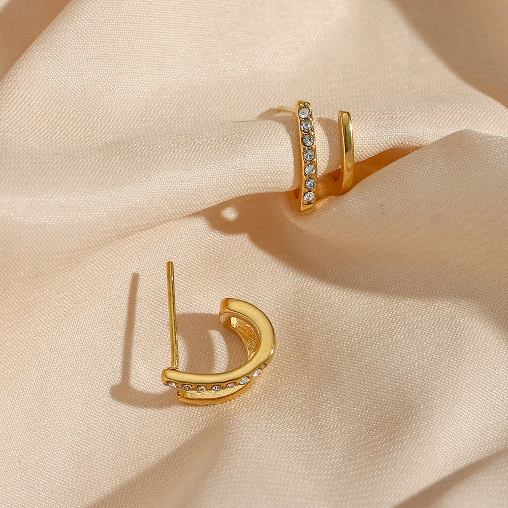 Sparkle Loops Earrings