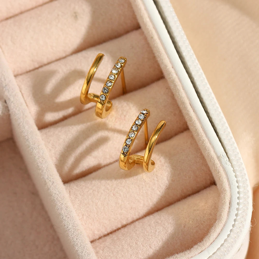 Sparkle Loops Earrings