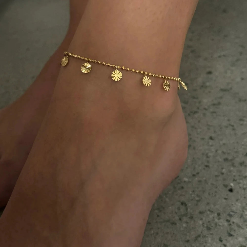 18K Gold Radiance Anklet