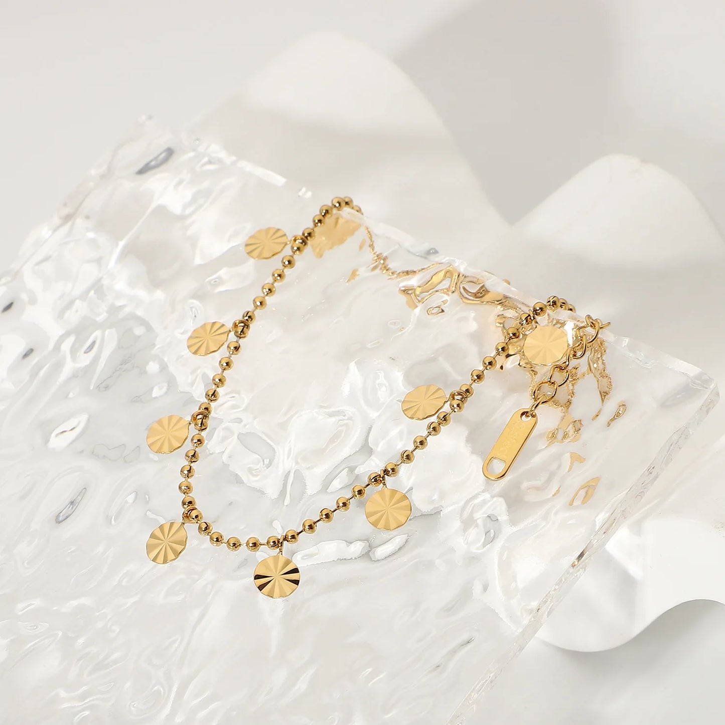18K Gold Radiance Anklet