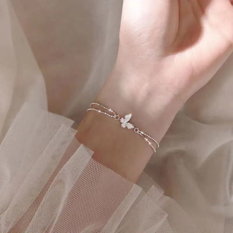 Silver Butterfly Bracelet