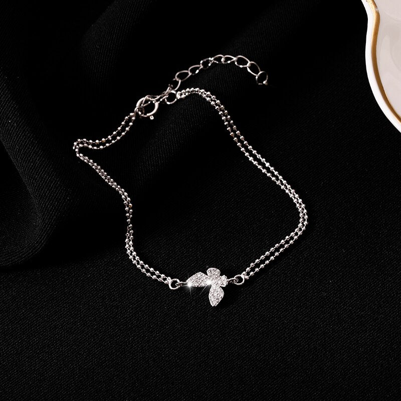 Silver Butterfly Bracelet