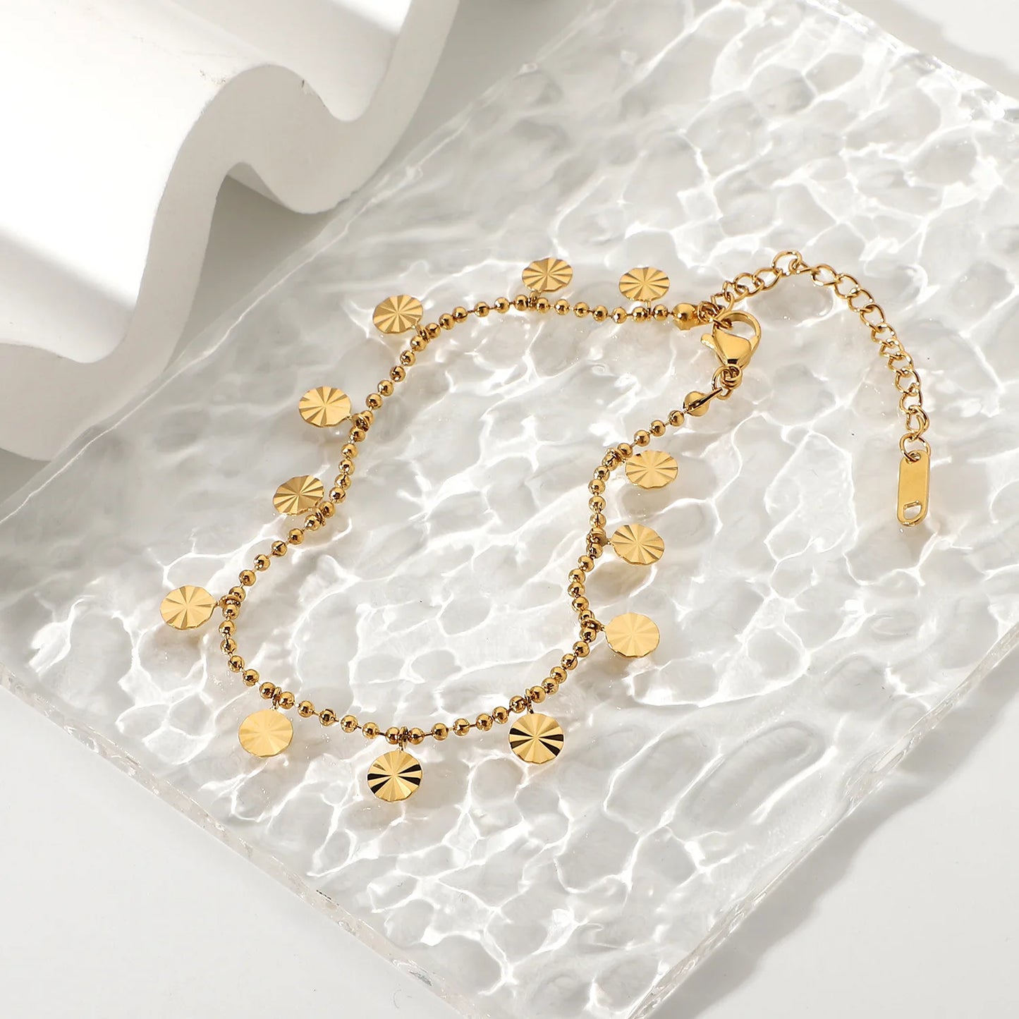 18K Gold Radiance Anklet