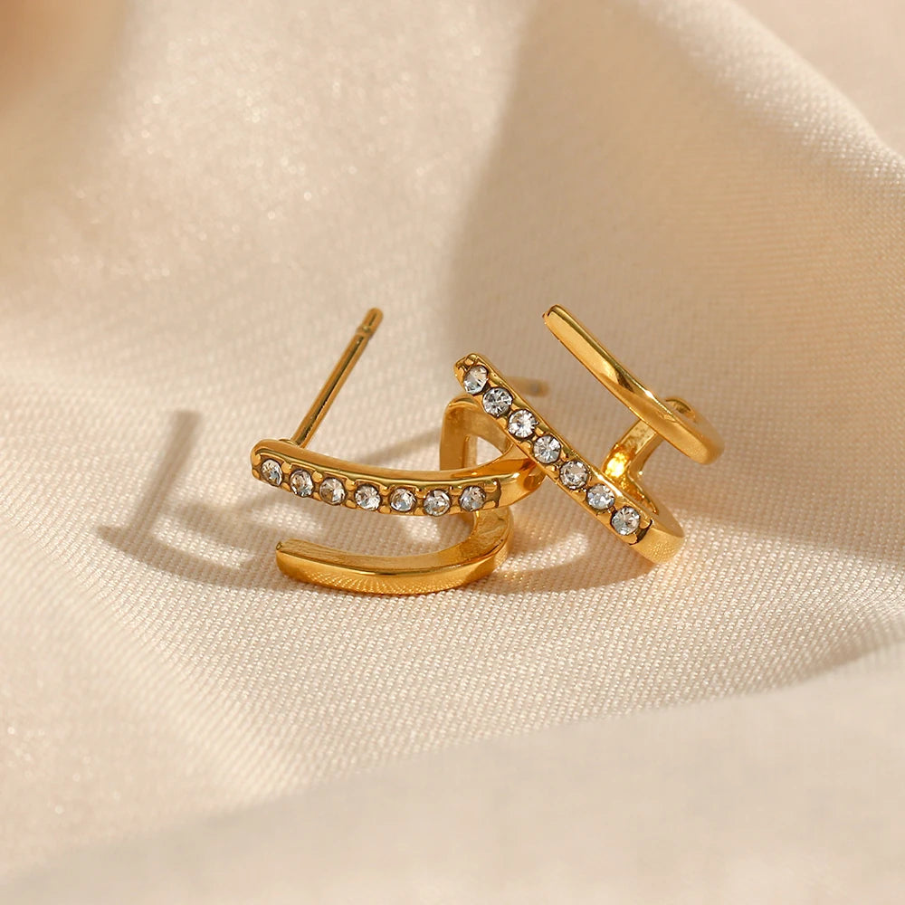 Sparkle Loops Earrings