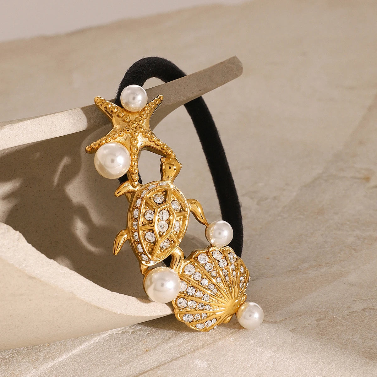Ocean Pearl Hair Tie