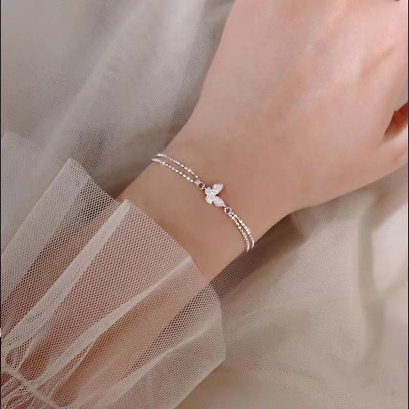 Silver Butterfly Bracelet