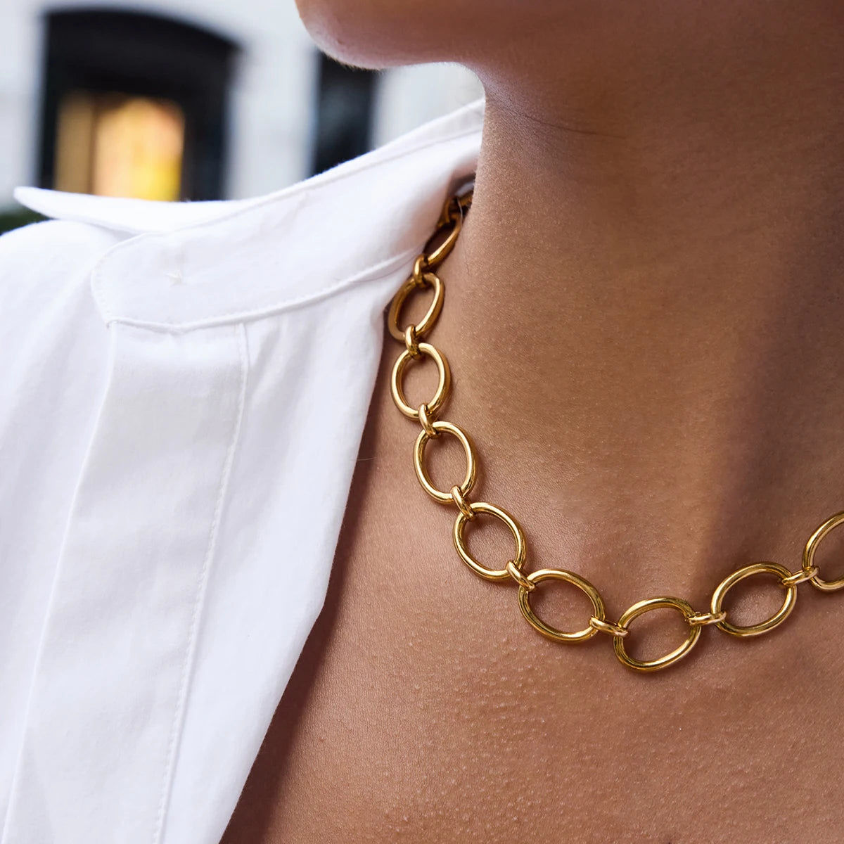 Golden Loops Necklace