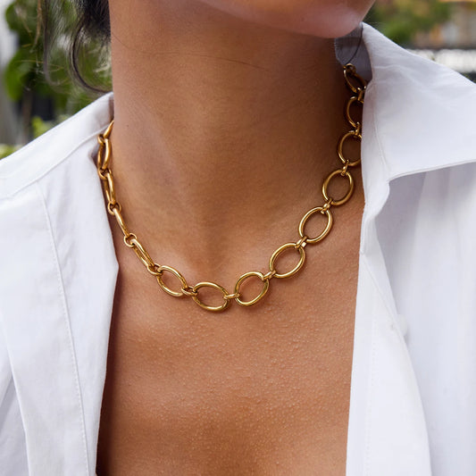 Golden Loops Necklace