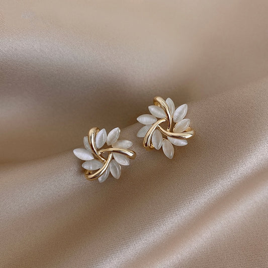 Sophie Opal Petal Earrings