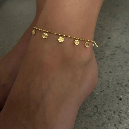 18K Gold Radiance Anklet