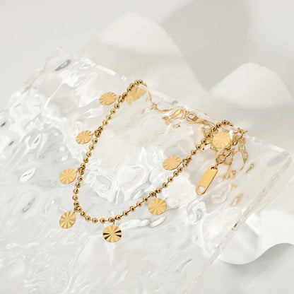 18K Gold Radiance Anklet