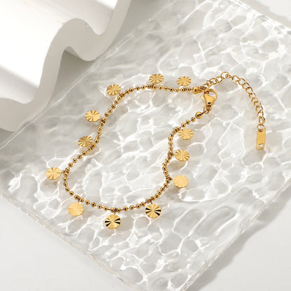 18K Gold Radiance Anklet