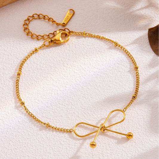 Golden Bow Bracelet