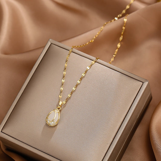 Golden Tulip Necklace